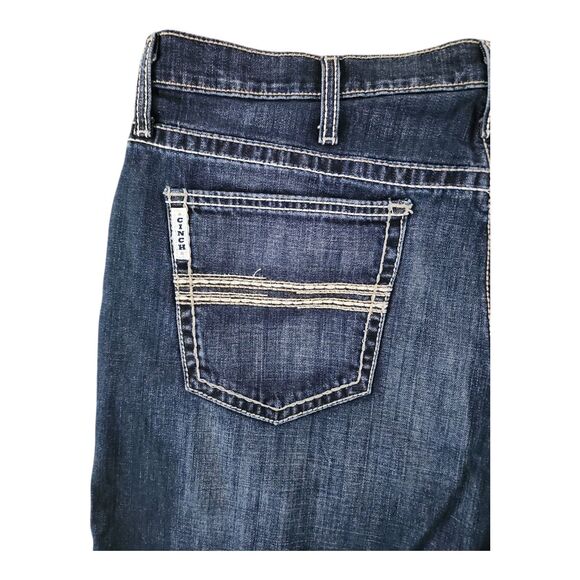 Cinch Jeans White Label Men's 38x36 Mid Rise Relaxed Fit Straight Leg Stretch - Picture 5 of 12